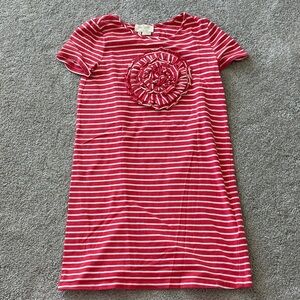 Kate Spade Red and White Striped Kids Casual Dress